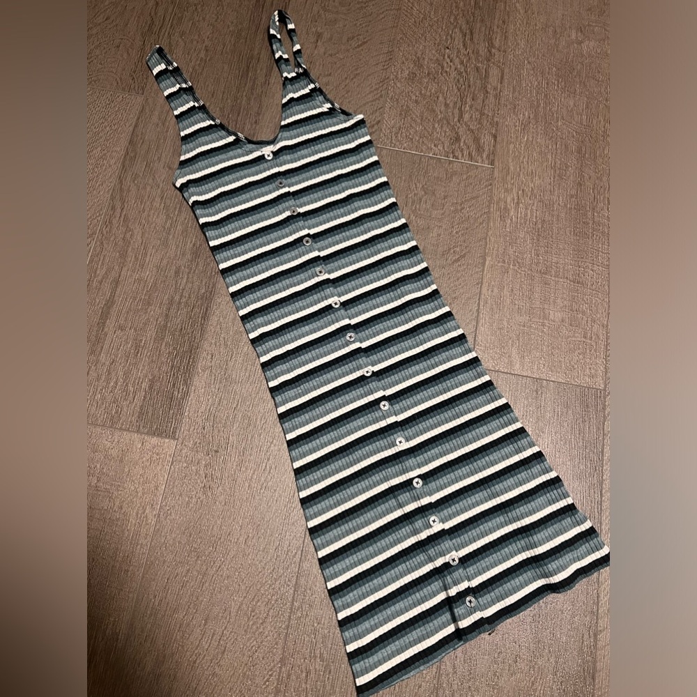 Body con, midi, striped, T-shirt dress